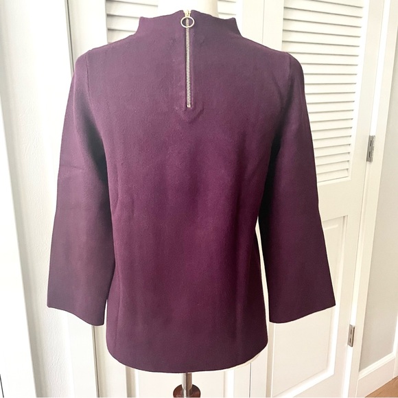 Chicos Mock Neck Pullover Knit Sweater Top Long Sleeved Size Small - Picture 3 of 8